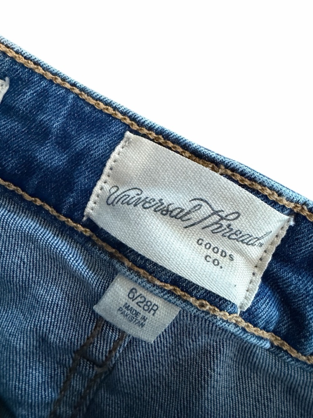 Universal Thread Light Blue Patchwork Skinny Jean… - image 3